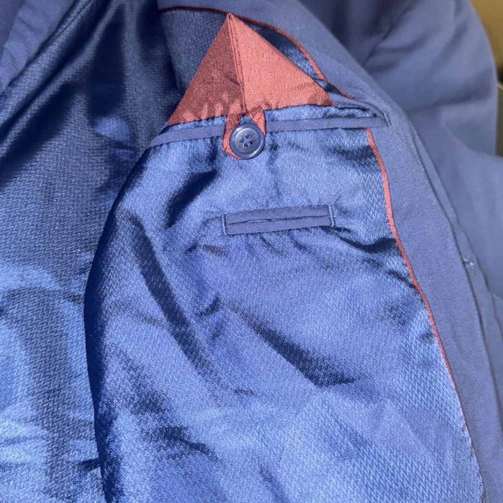 Caravelli Solid Cobalt Slim Blazer/Jacket - image 4